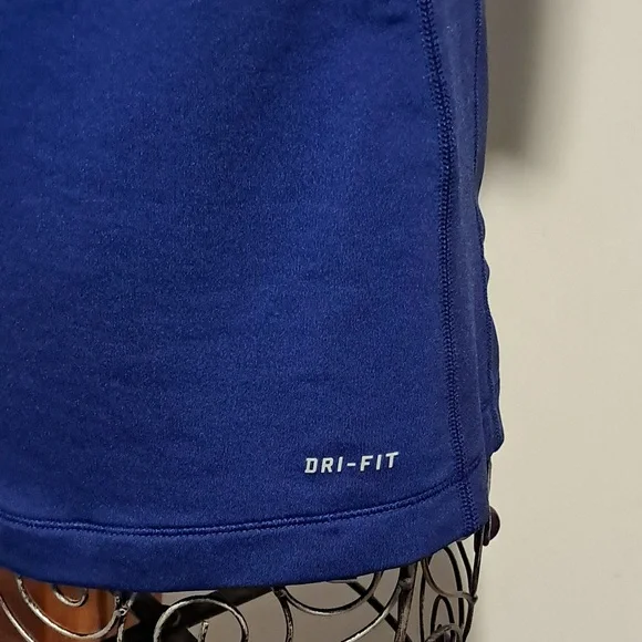 Nike Blue and Gray Performance Hoodie - Picture 6 of 8